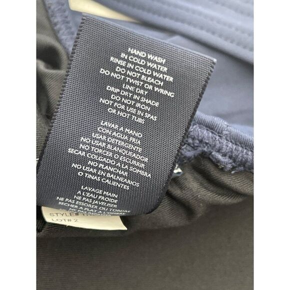 Tommy Hilfiger Woman  Navy Cut-Out One Piece Swimwear Size 8 - Picture 8 of 8